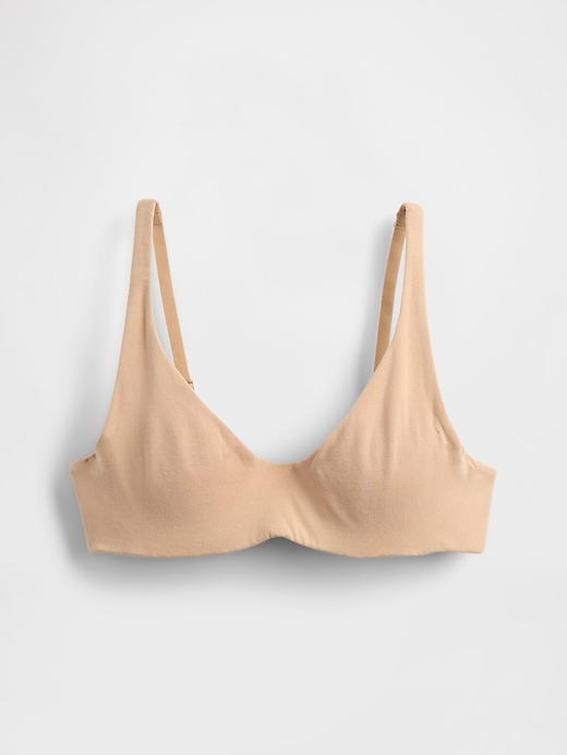 Image number 5 showing, Organic Stretch Cotton Unlined Bra