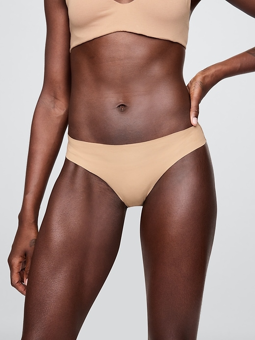Image number 1 showing, Organic Stretch Cotton No Show Bikini