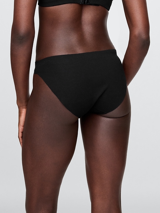 Image number 2 showing, Organic Stretch Cotton No Show Bikini