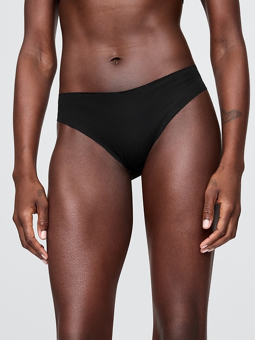 Image number 1 showing, Organic Stretch Cotton No Show Thong