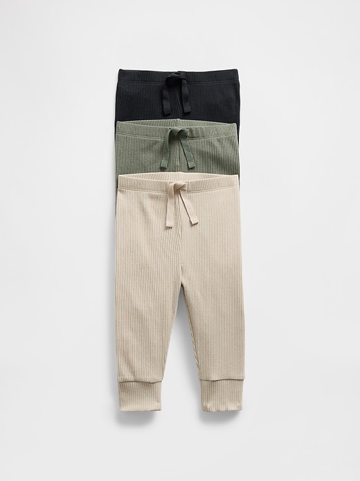 Image number 1 showing, Baby First Favorites TinyRib Pants (3-Pack)
