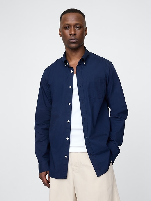 Image number 1 showing, Organic Cotton Poplin Classic Shirt