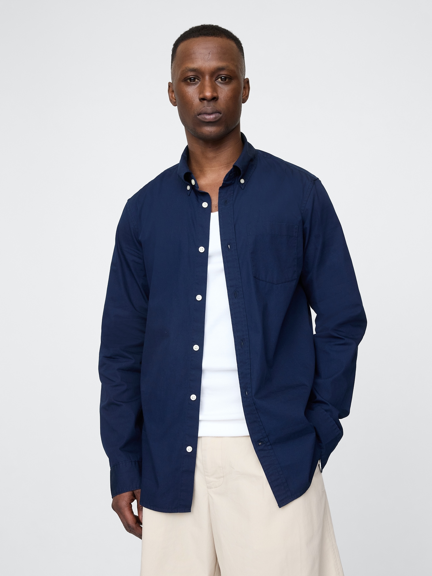 Organic Cotton Poplin Classic Shirt
