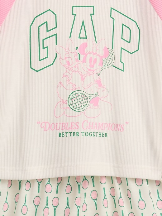 Image number 3 showing, Gap × Disney Kids Recycled PJ Short Set