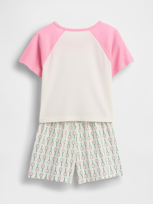 Image number 2 showing, Gap × Disney Kids Recycled PJ Short Set