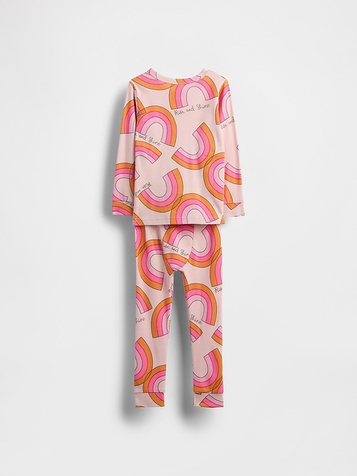 Image number 2 showing, Baby & Toddler Organic Brushed Cotton PJ Set