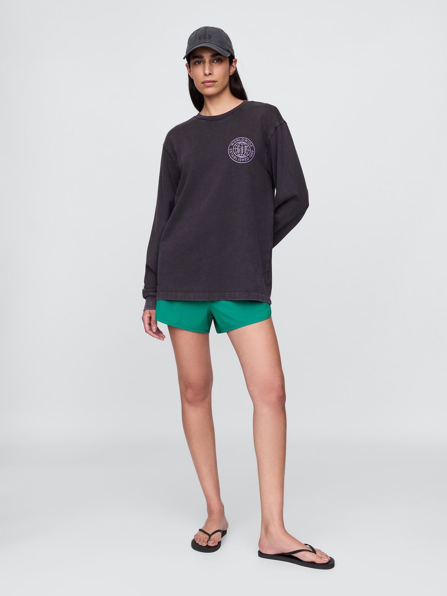 GapFit High Rise Running Shorts