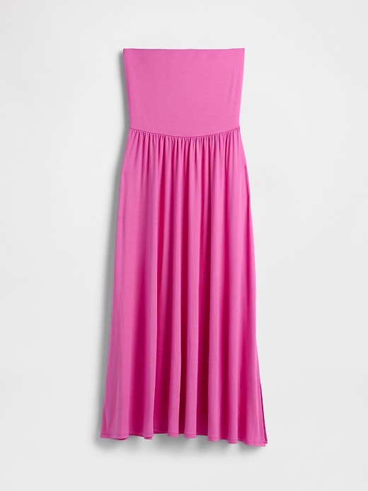 L'image numéro 6 présente Robe longue sans bretelles