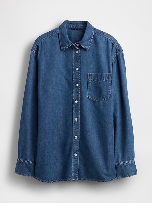 Image number 5 showing, UltraSoft Denim Big Shirt