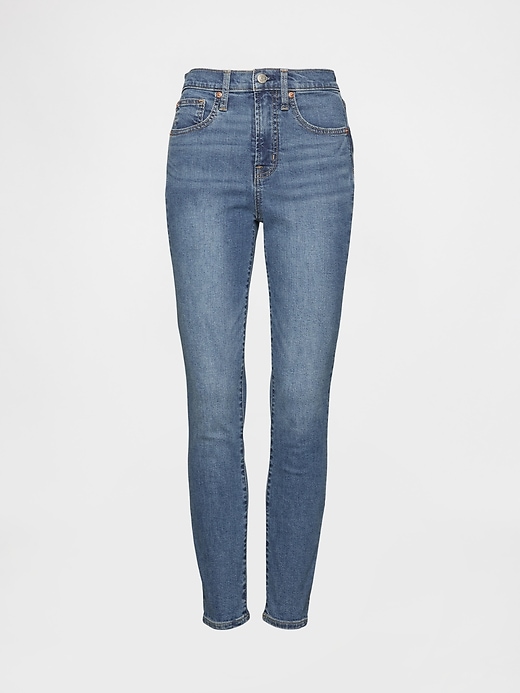 L'image numéro 7 présente Jean vraiment moulant à taille haute