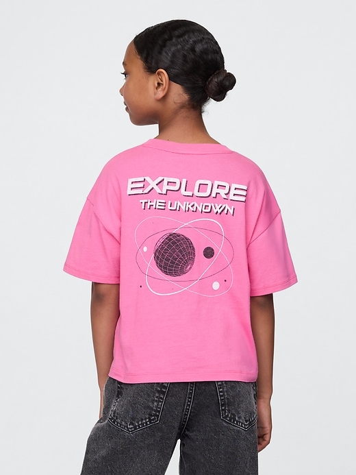 Image number 3 showing, Kids Oversized Graphic T-Shirt