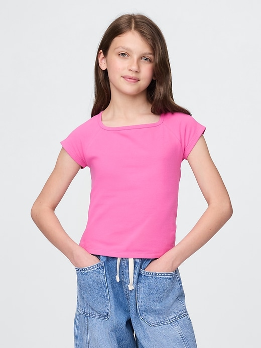 Image number 1 showing, Kids Square-Neck T-Shirt