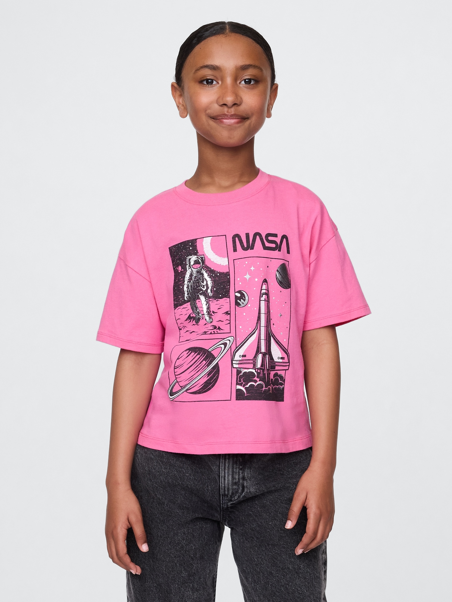 Kids Oversized Graphic T-Shirt
