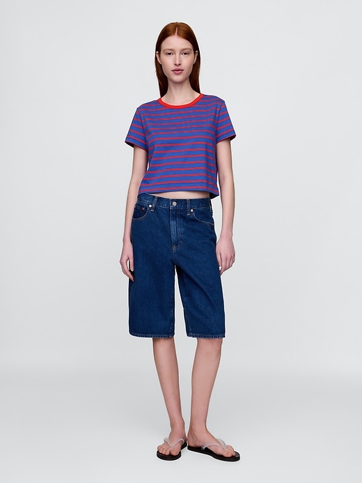 Image number 2 showing, Organic Cotton VintageSoft Crop T-Shirt