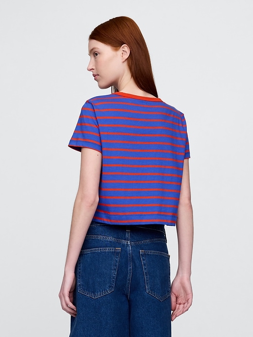 Image number 3 showing, Organic Cotton VintageSoft Crop T-Shirt