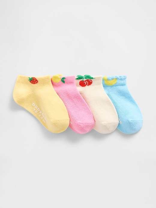L'image numéro 1 présente Chaussettes basses pour Bébé et Tout-petit (paquet de 4 paires)