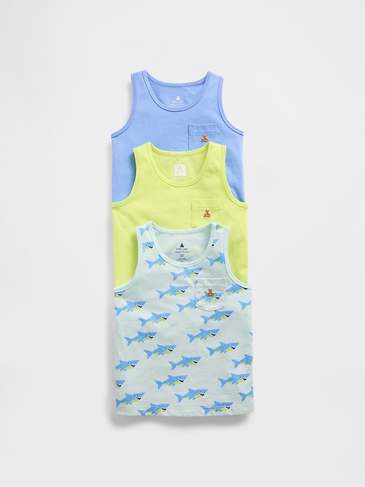 Image number 1 showing, Baby & Toddler Mix & Match Pocket Tank (3-Pack)