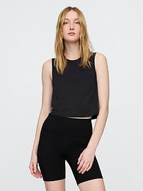 Image number 1 showing, GapFit Breathe Crop Muscle Tank Top