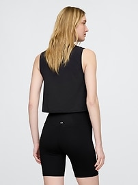 Image number 2 showing, GapFit Breathe Crop Muscle Tank Top