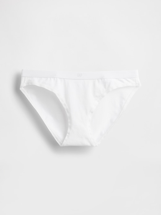 Image number 3 showing, Organic Stretch Cotton Logo Bikini