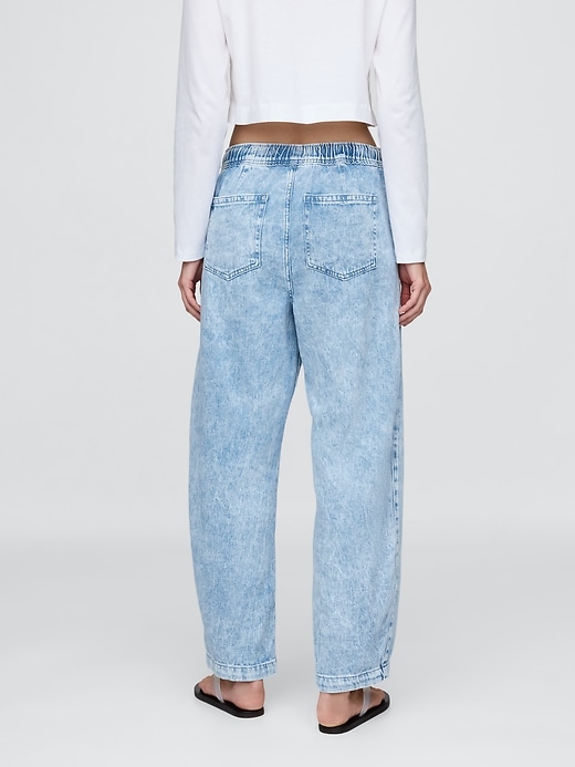 Image number 4 showing, High Rise Easy Barrel Jeans