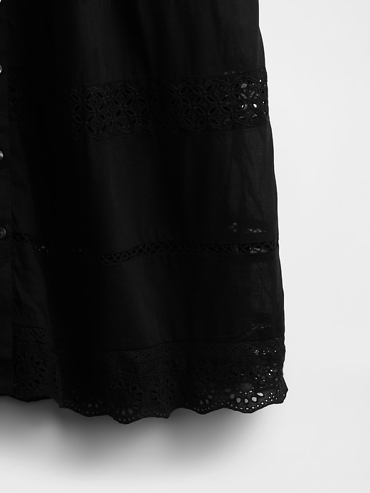 Image number 5 showing, Tiered Lace-Trim Maxi Skirt