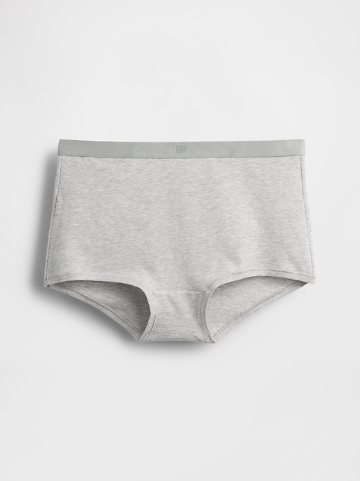 Image number 3 showing, Organic Stretch Cotton High Rise Shorty