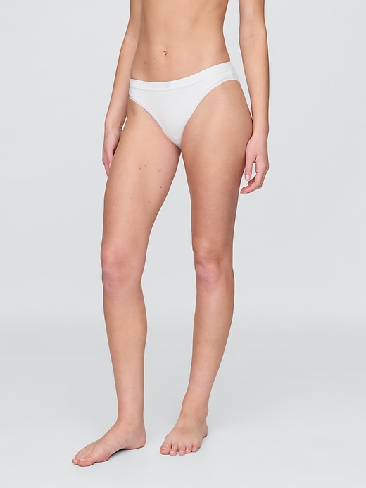 Image number 1 showing, Organic Stretch Cotton Logo Bikini