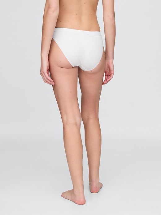 Image number 2 showing, Organic Stretch Cotton Logo Bikini
