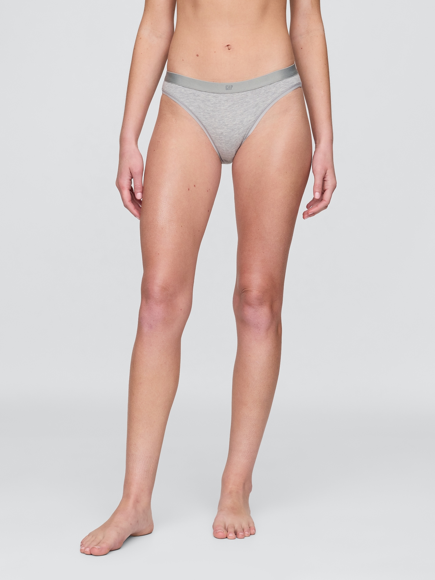 Organic Stretch Cotton Logo Bikini