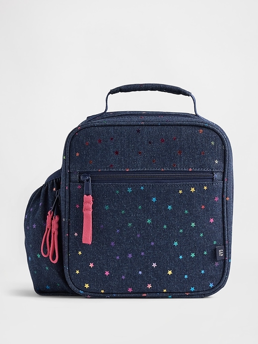 Image number 1 showing, Kids Denim Lunch Bag