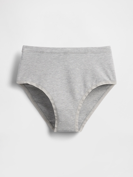 L'image numéro 3 présente Culotte bikini en coton biologique extensible