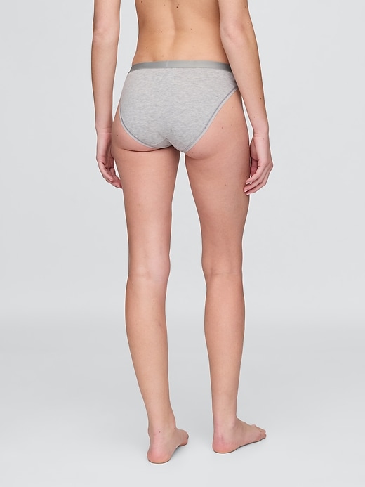 Image number 2 showing, Organic Stretch Cotton Logo Bikini