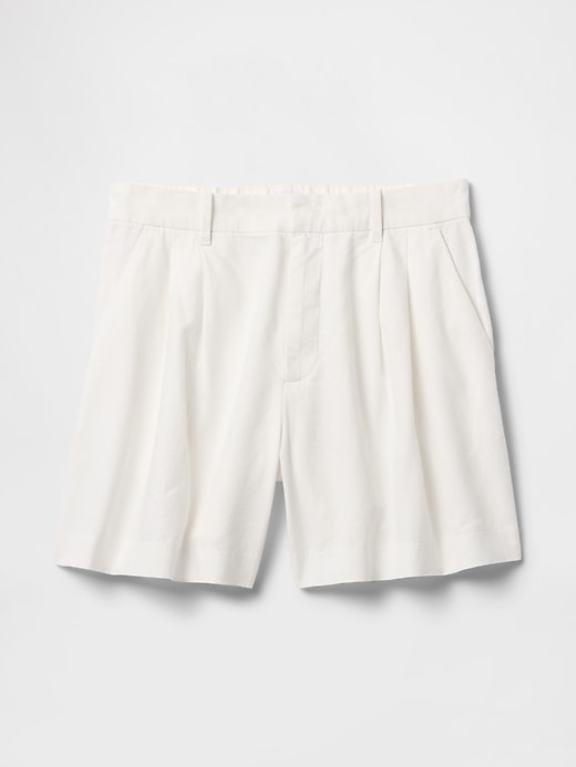 Image number 7 showing, 365 High Rise Linen-Blend Shorts