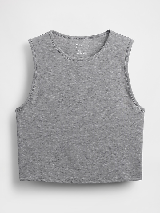 Image number 3 showing, GapFit Breathe Crop Muscle Tank Top