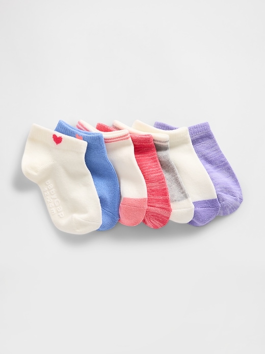 L'image numéro 1 présente Chaussettes basses pour Bébé et Tout-petit (paquet de 7 paires)