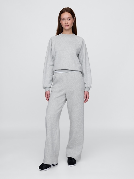 Seam Detail Petite Grey Sweatpants Hanes EcoSmart Women's Fleece