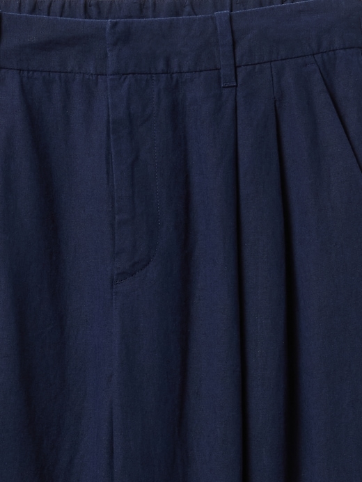Image number 8 showing, 365 High Rise Linen-Blend Trousers