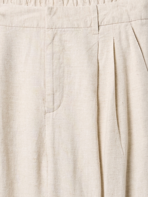 Image number 8 showing, 365 High Rise Linen-Blend Trousers