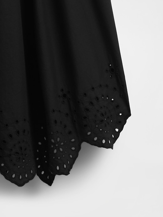 Image number 5 showing, Mixed Media Handkerchief Hem Midi Dress