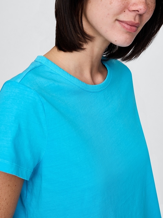 Image number 5 showing, Organic Cotton VintageSoft Crop T-Shirt