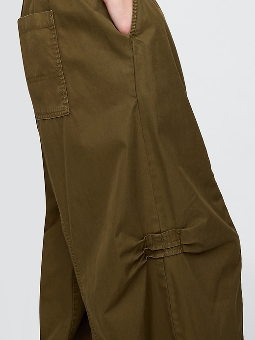 Image number 8 showing, Mid Rise Twill Barrel Pants