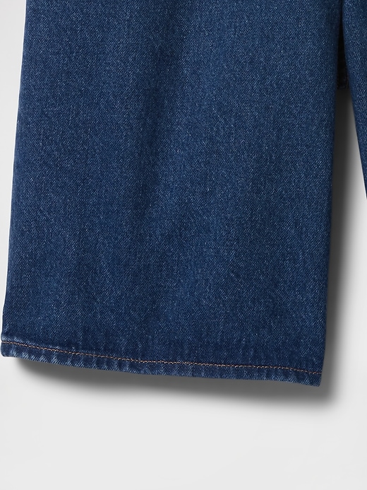 Image number 8 showing, 11" Mid Rise Longline Denim Shorts