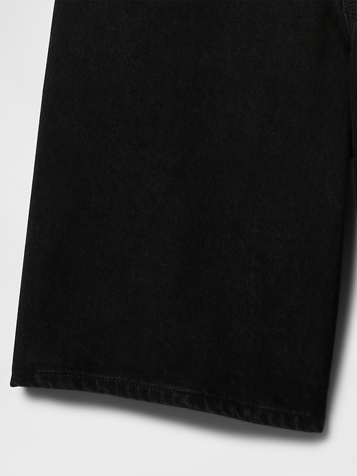 Image number 8 showing, 11"  Mid Rise Longline Denim Shorts