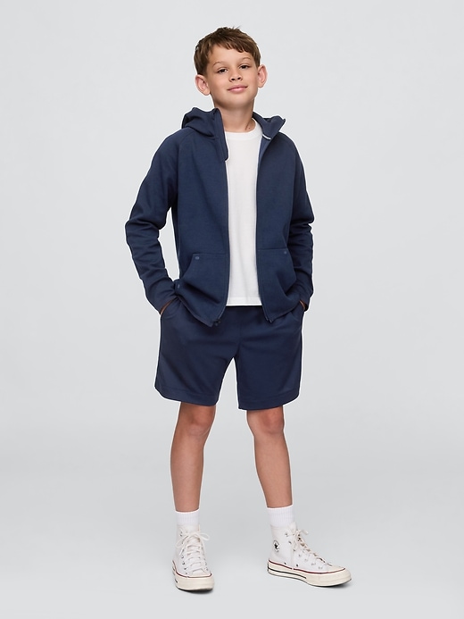 Image number 1 showing, Kids GapFit 6" Recycled Mesh Easy Shorts