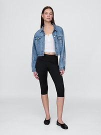 Image number 1 showing, GapFit High Rise Power Crop Leggings