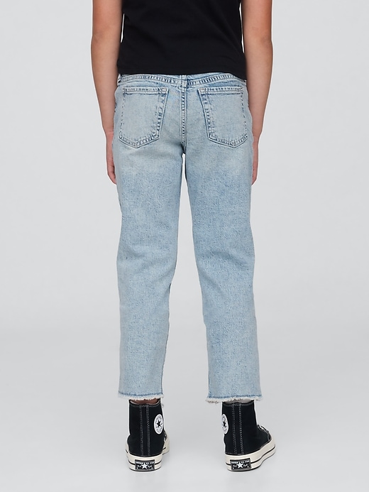 L'image numéro 3 présente Jean girlfriend à taille basse moyenne pour Enfant