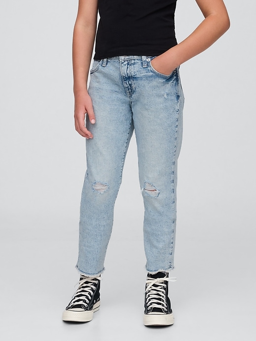 L'image numéro 2 présente Jean girlfriend à taille basse moyenne pour Enfant