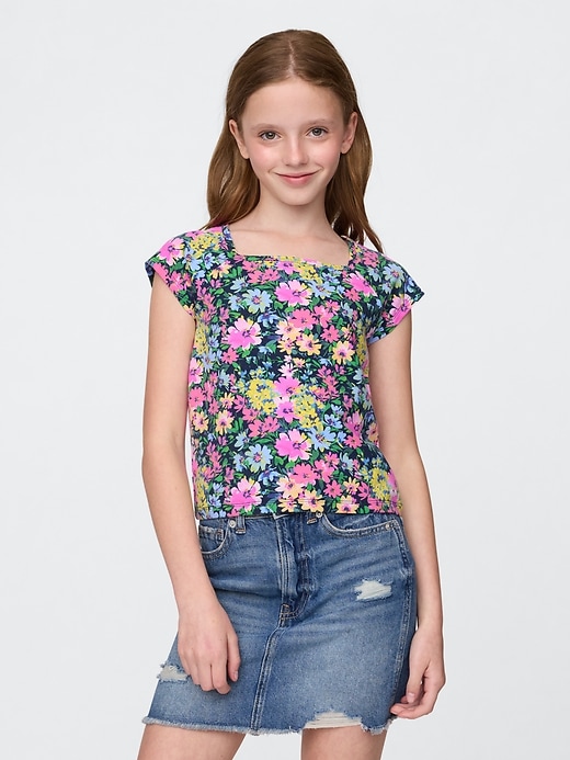 Image number 1 showing, Kids Square-Neck T-Shirt