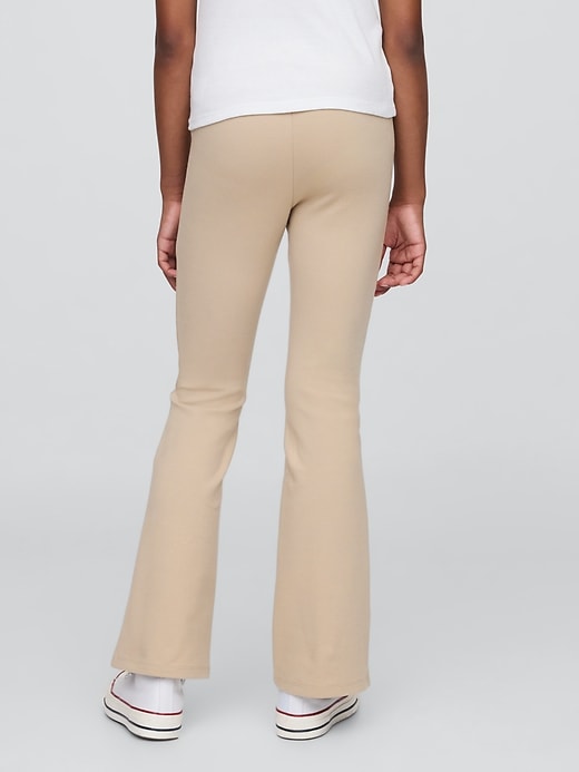 L'image numéro 4 présente Pantalon d’uniforme confort évasé en tricot point de Rome pour Enfant